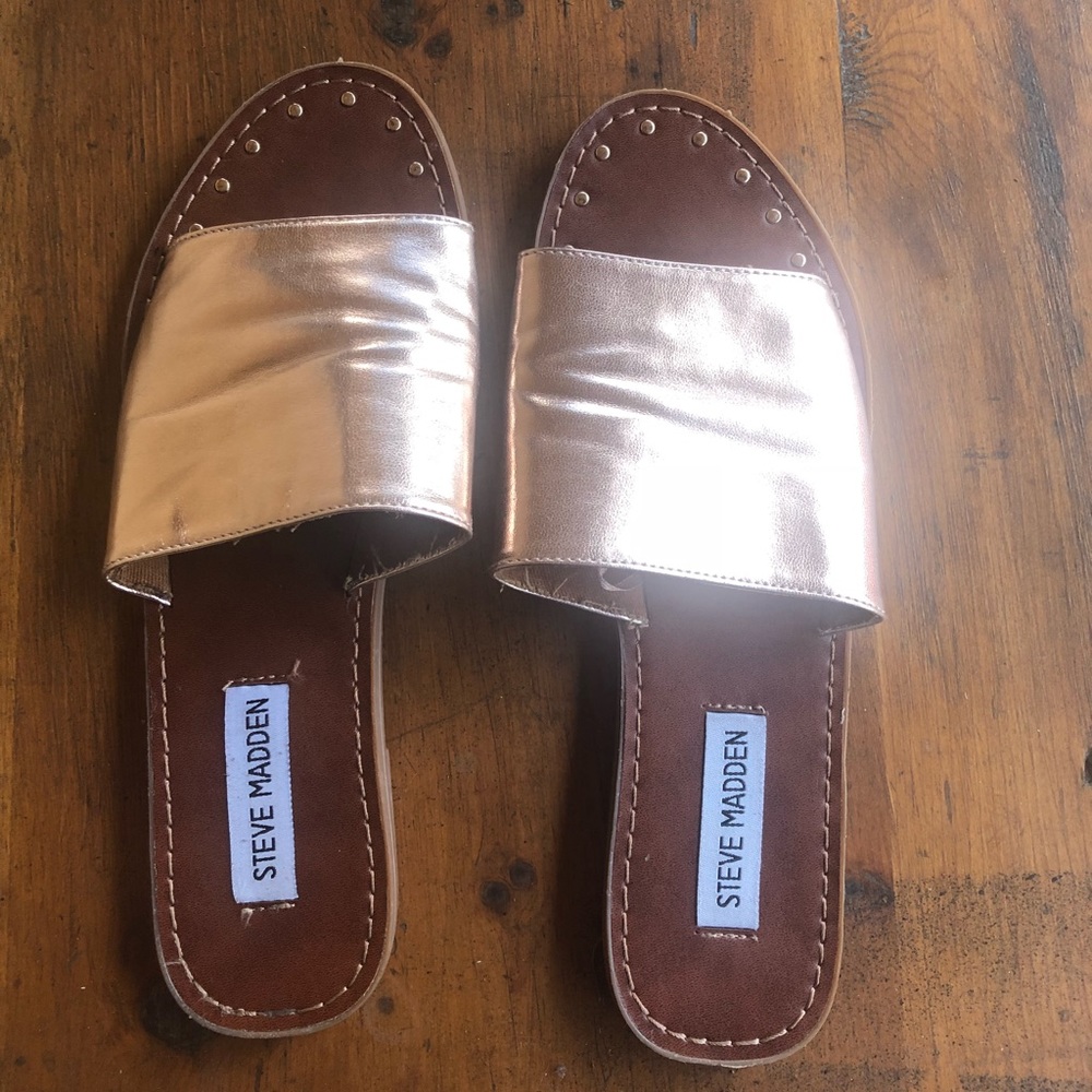 Steve Madden Metallic Sandals
